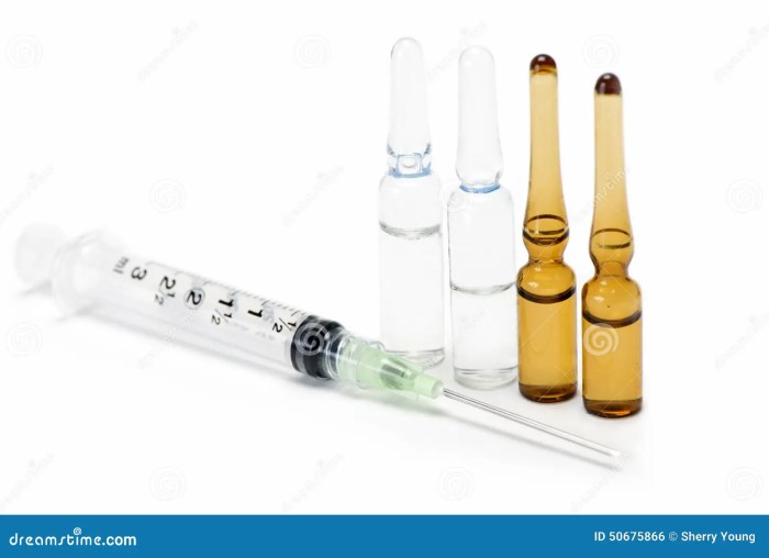 Filter ampules needle glass syringe preview