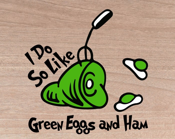 Producers of green eggs but not ham