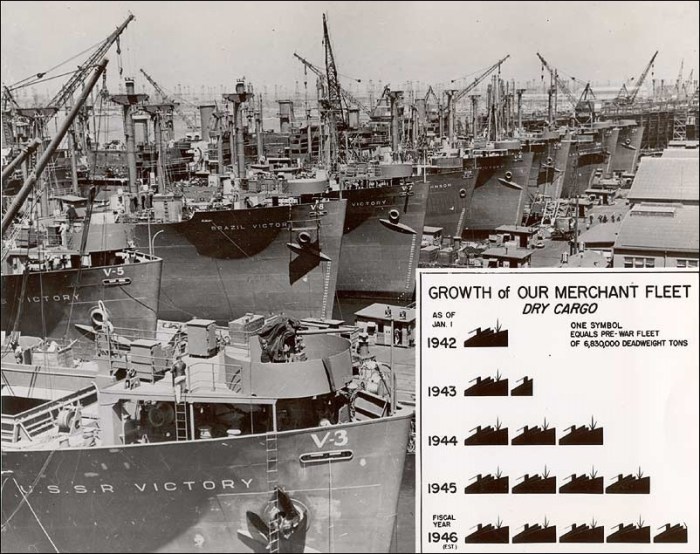 Most liberty ships were hard to sink because they were