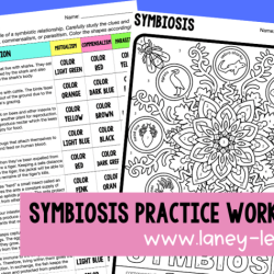 Which symbiosis is it worksheet answer key