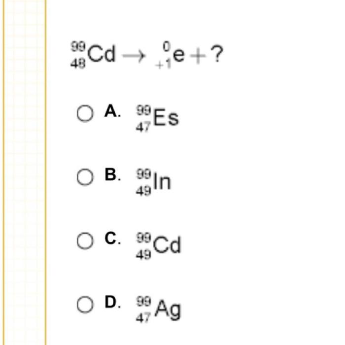 Which nucleus completes the following equation