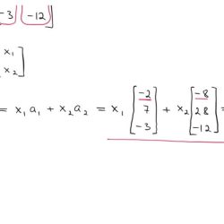 Find one nontrivial solution of ax 0 by inspection